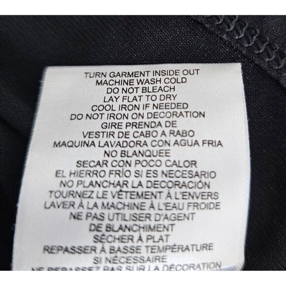 Ellen Tracy Black Sleeveless Women's Top W/Beaded Front Sz L Career Office - Picture 9 of 9